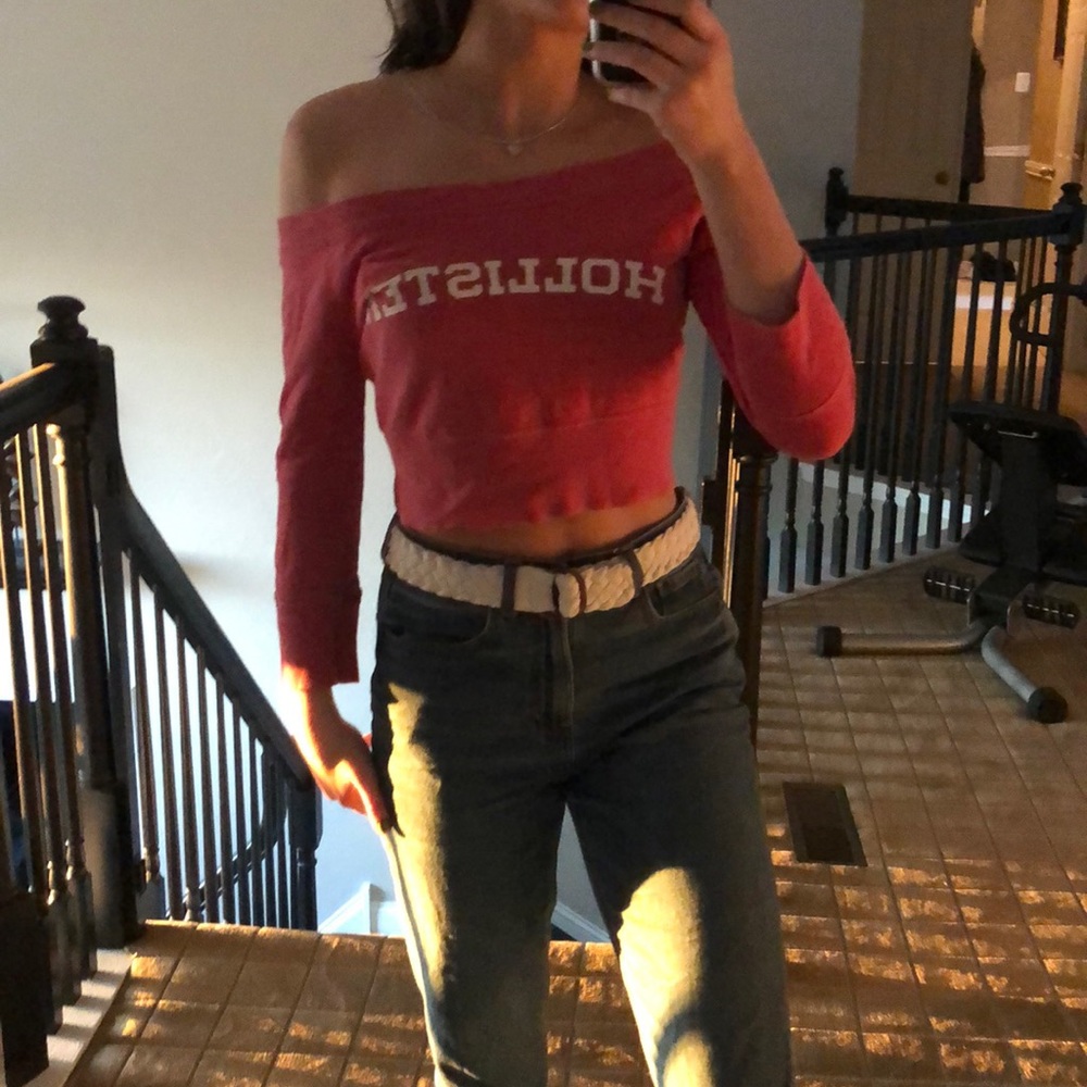 Sweatshirt crop top